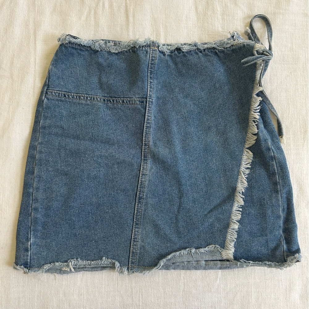 Cotton on Mini wrap skirt